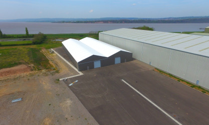 Temporary Warehouse Building Severn Distribution Centre, SHARPNESS
